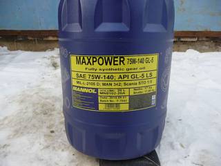      mannol maxpower 4x4 75w140, 20 