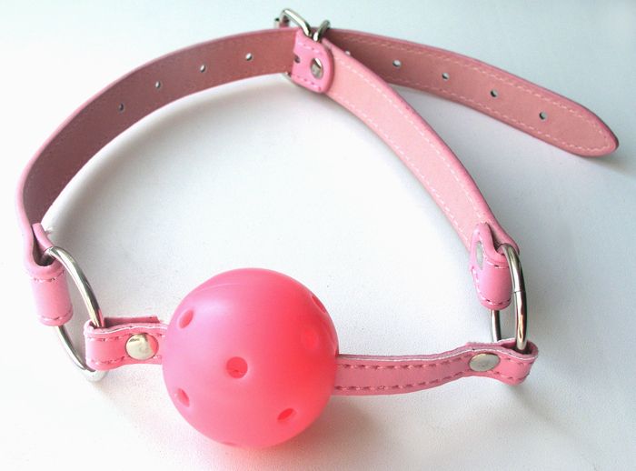 Кляп шарик розовый (PVC+ABS) арт. MLF-90081-6