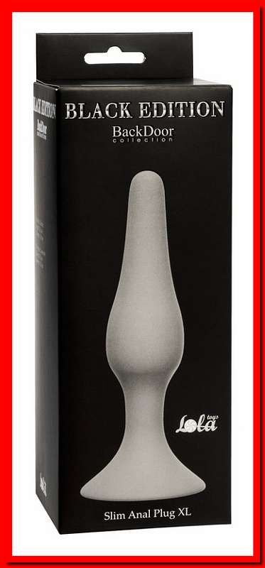 Анальная пробка Slim Anal Plug XL Grey Артикул: 4204-03Lola