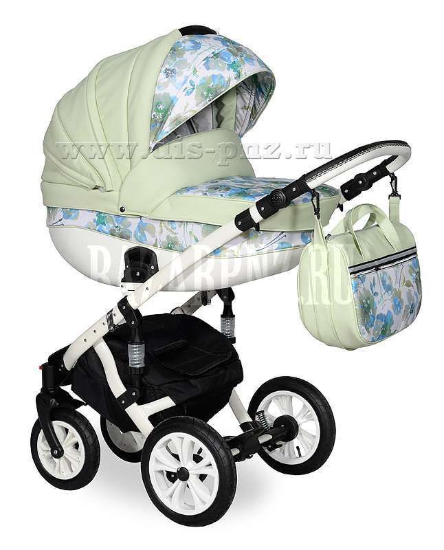 Slaro Коляска Madonna Lux 2 в 1 эко-кожа