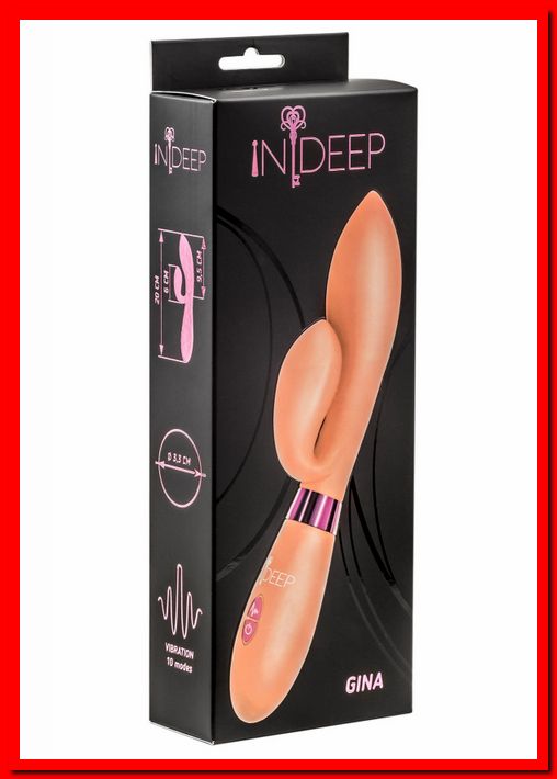 Вибратор Indeep Gina Beige Артикул: 7700-03indeep