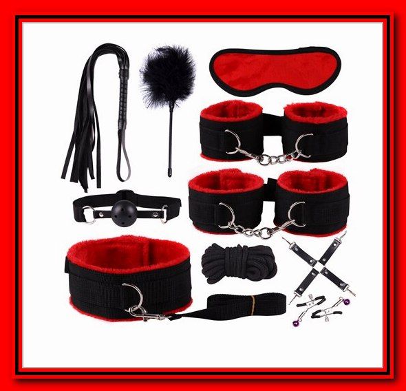BDSM набор из 10 предметов в ассортименте