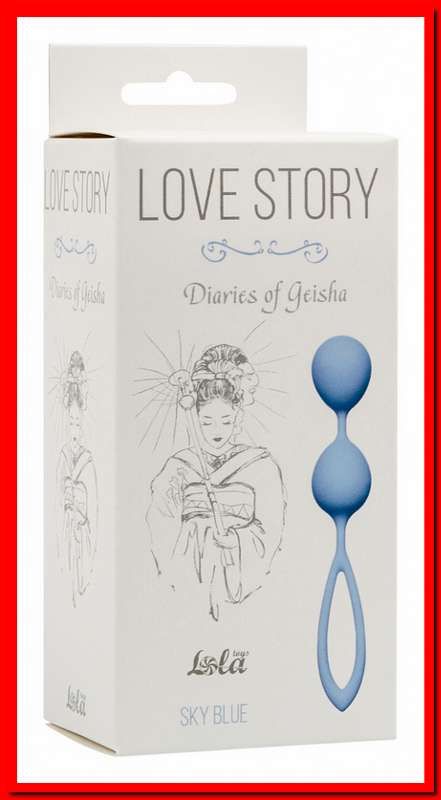 Вагинальные шарики Love Story Diaries of a Geisha Sky Blue 3005-04Lola