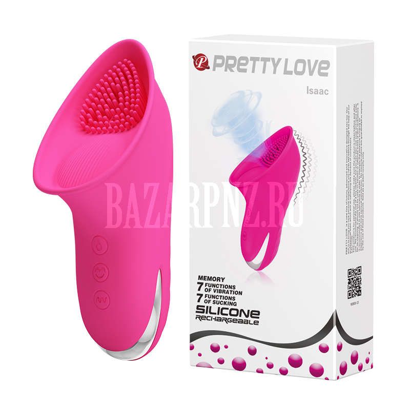 Стимулятор клитора с посасывающим эффектом Pretty Love BI-014651-1