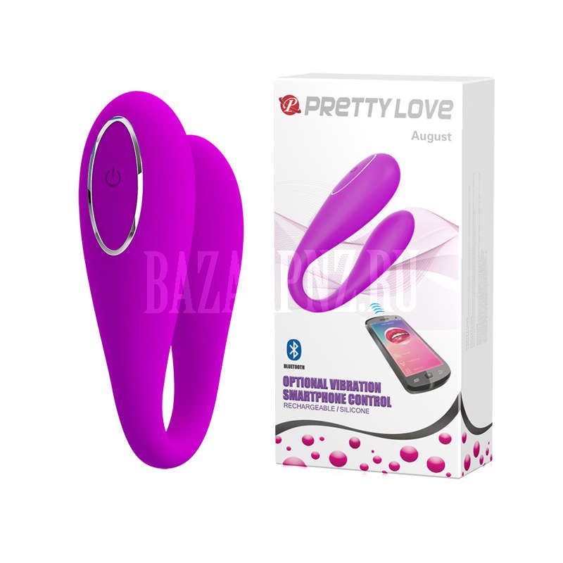 Вибратор для пары с дистанционным управлением Pretty Love August BI-014582HP