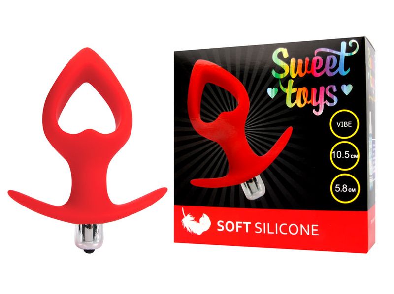 Сквозная анальная втулка с вибрацией от Sweet Toys арт. ST-40174-5