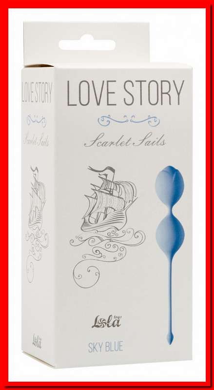 Вагинальные шарики Love Story Scarlet Sails Sky Blue Артикул: 3003-04Lola