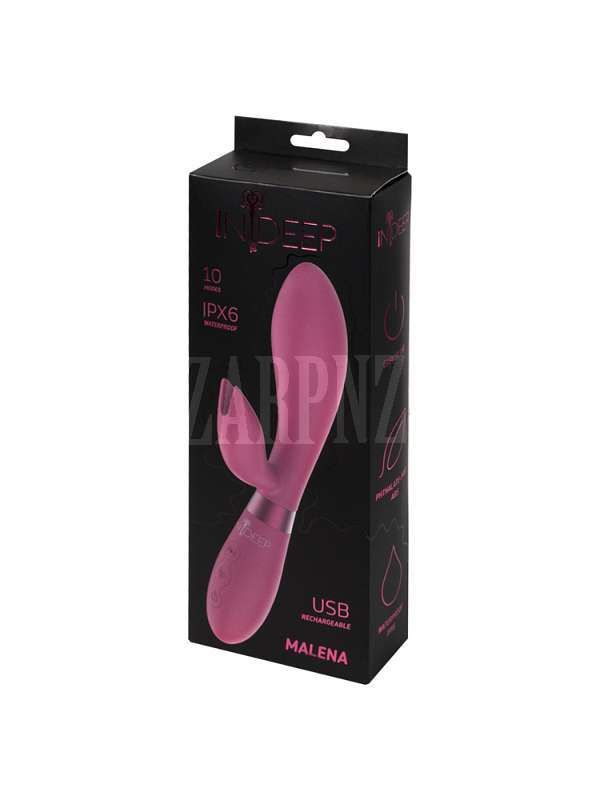 Перезаряжаемый вибратор Indeep Malena Magenta 7701-06indeep