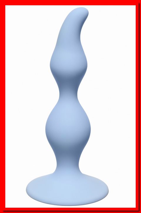Анальная пробка Curved Anal Plug Blue 4105-02Lola