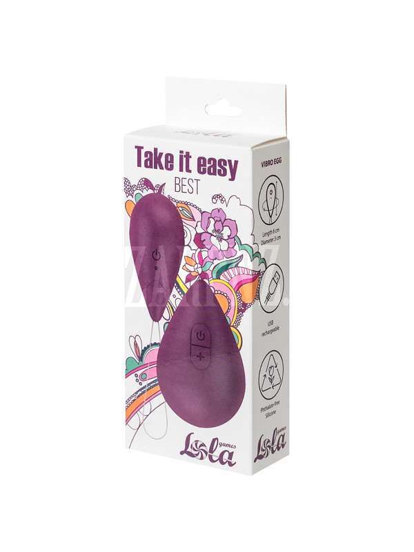 Виброяйцо с пультом управления Take it Easy Best Purple 9021-03lola