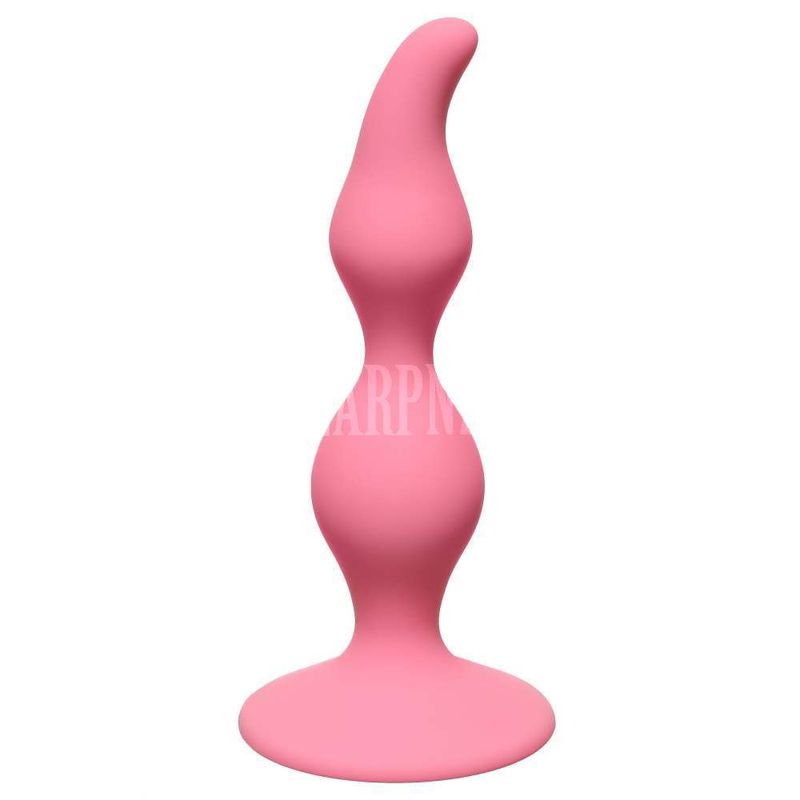 Анальная пробка Curved Anal Plug Pink 4105-01Lola
