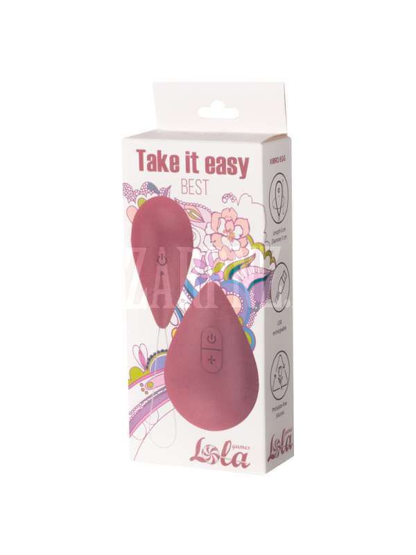 Виброяйцо с пультом управления "Take it Easy Best" Pink 9021-02lola