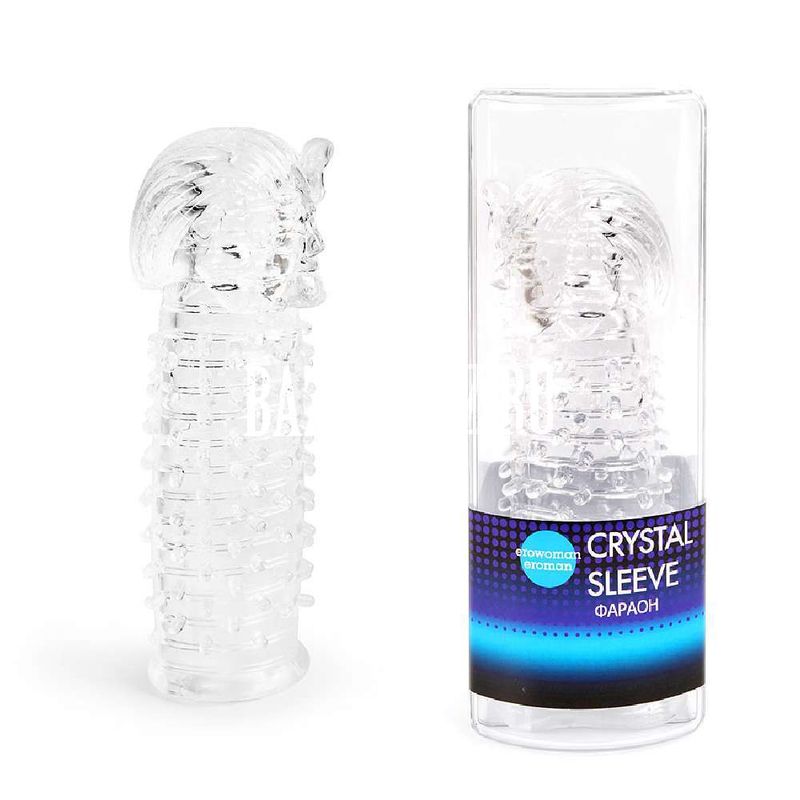 Насадка закрытая "Crystal sleeve" Фараон L 135 мм D 22 мм арт. EE-10010
