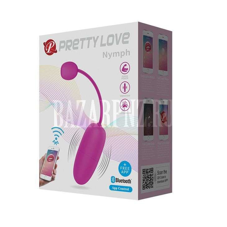 Виброяйцо Nymph, 12 режимов вибрации, управление смартфоном арт. BI-014895HP