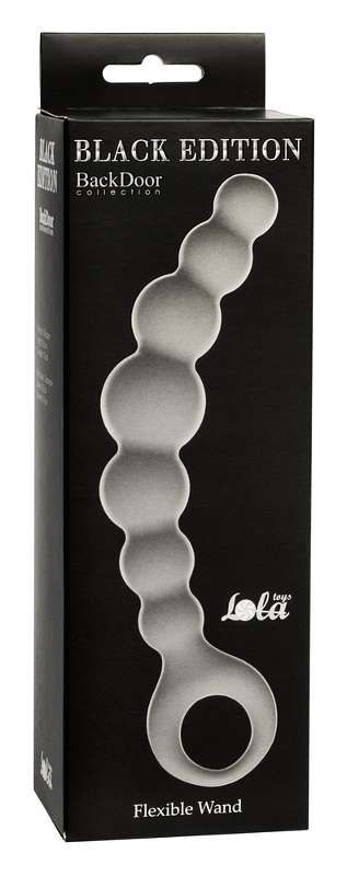 Упругая анальная цепочка Flexible Wand Grey 4202-03Lola