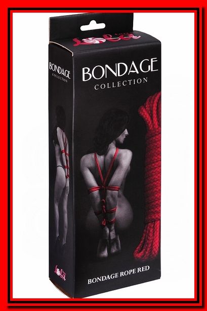 Веревка Bondage Collection Red 9метров 1040-04lola