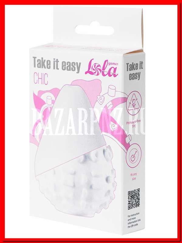 Мастурбатор "Take it Easy" Chic White артикул: 9022-01lola